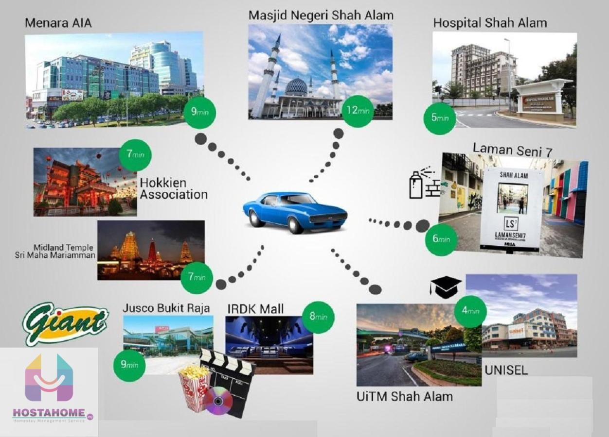 Hostahome Suites At I-City, Central Mall Shah Alam Exterior photo